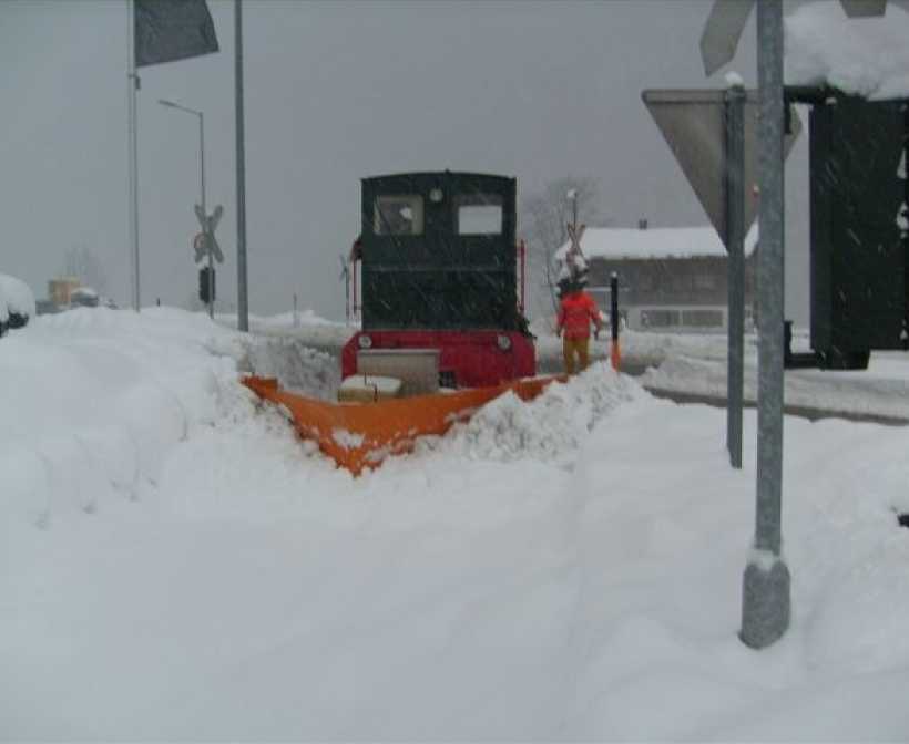 Sehr viel Schneefall im Dezember 2012