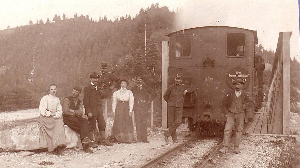 Lokomotive U27 ca. 1905, Foto: Julius Barta